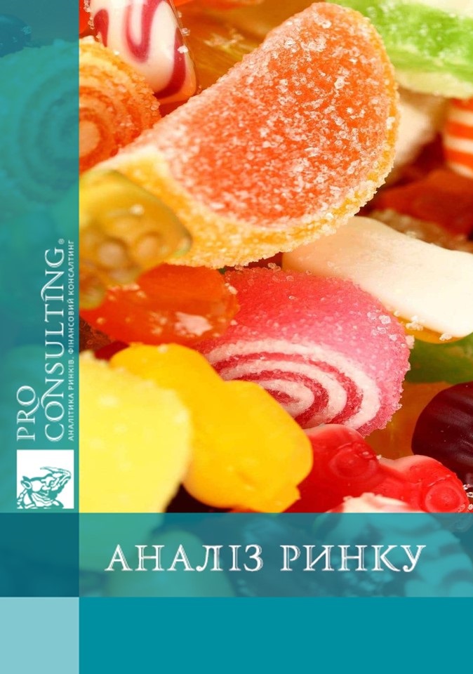 Аналіз ринку цукристих кондитерських виробів України. 2015 рік